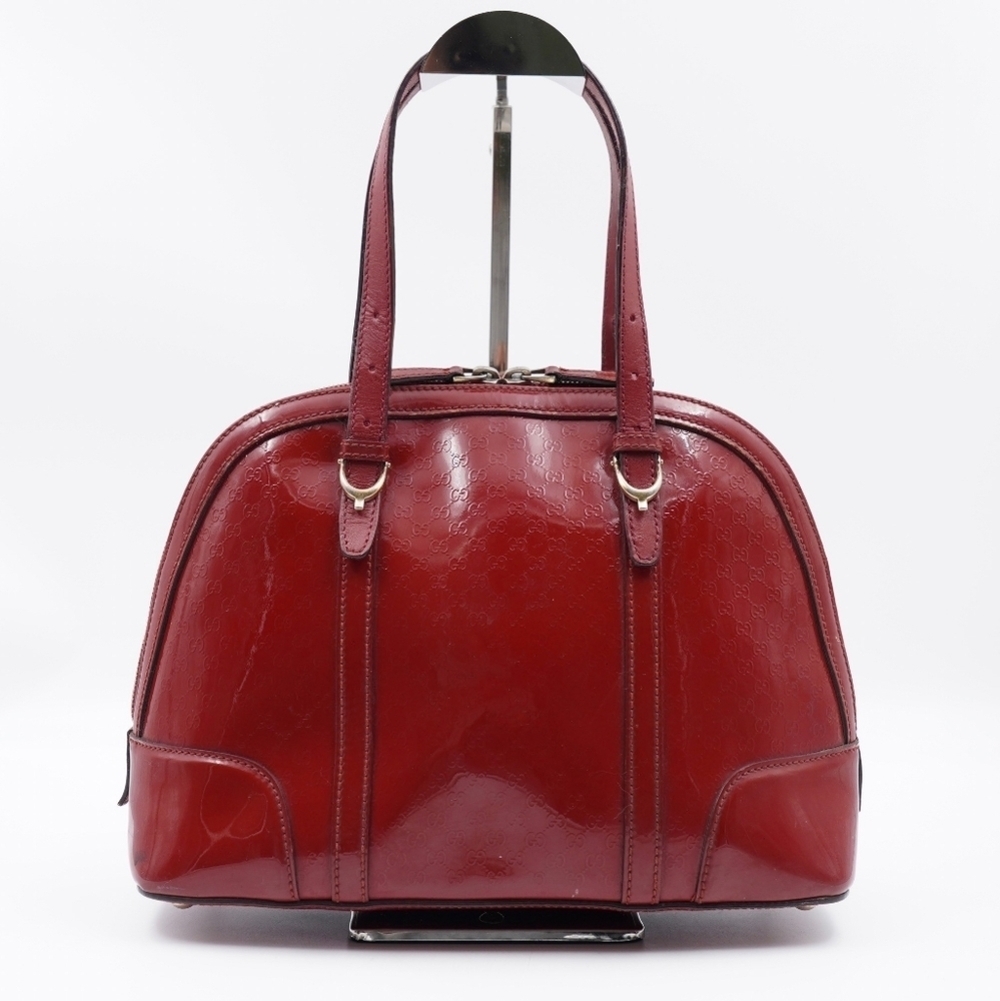 GUCCI MicroGuccissima Patent Top Handle